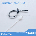 Многоразовая кабельная стяжка с бусинами